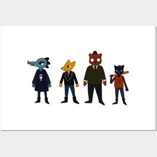 Night in the woods characters Posters and Art